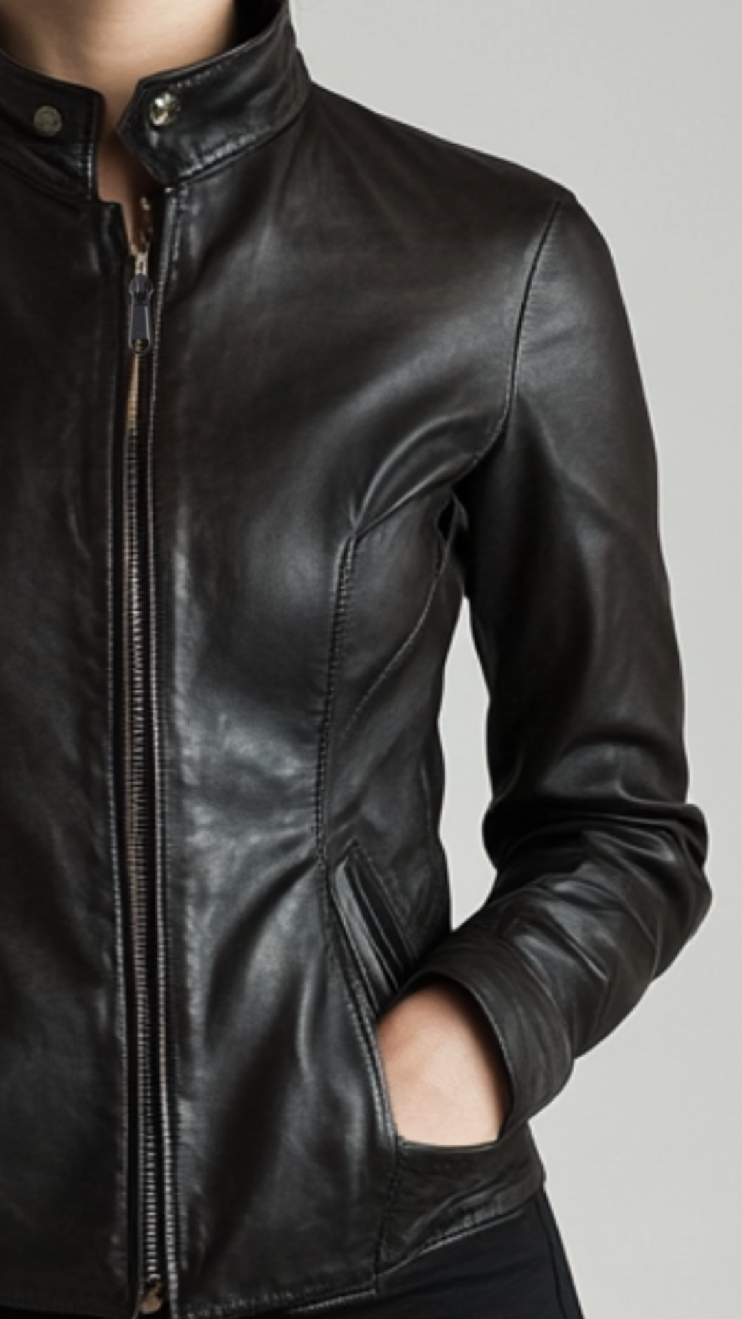 Sienna Leather Black Jacket - Women Leather Jacket Black