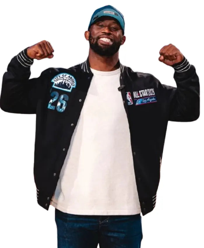 NBA All Star 2026 Siya Kolisi Varsity Jacket  - Recreated