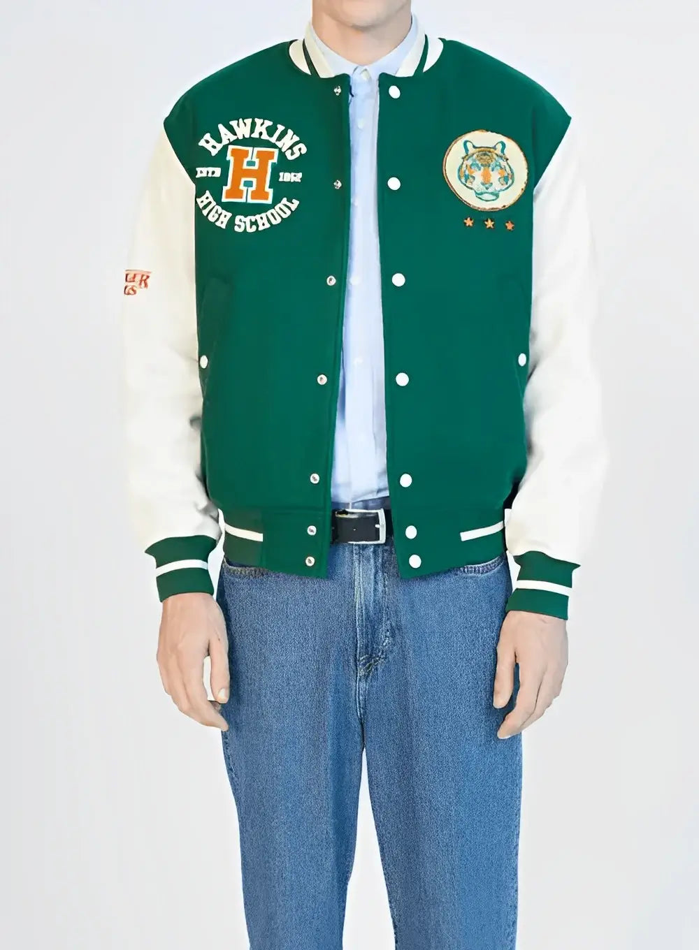 Stranger Things Wool-Blend Baseball Jacket