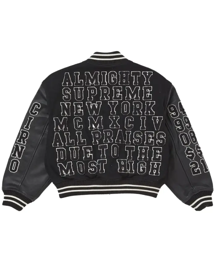 Supreme Praises Varsity Jacket  - Recreated