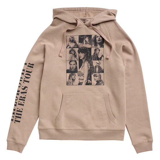Taylor Swift The Eras Tour Taupe Hoodie