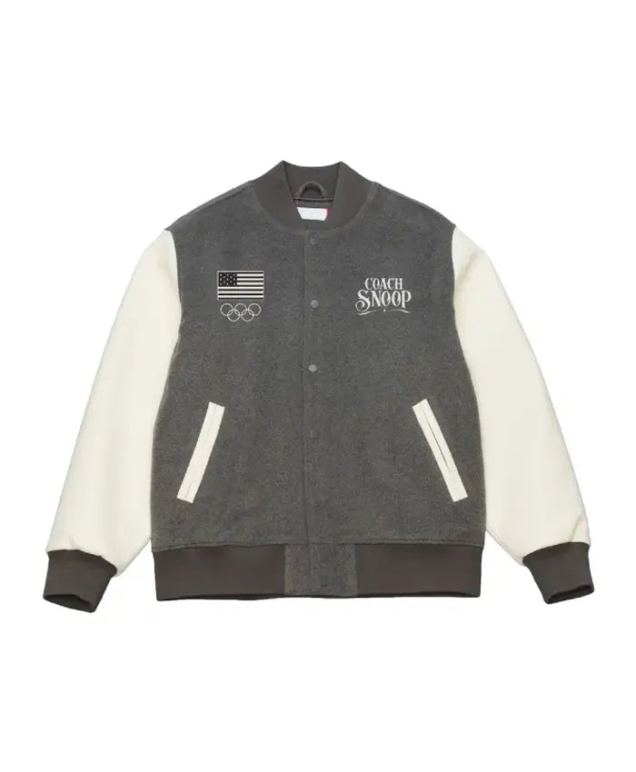 Team USA Coach Snoop Varsity Jacket  - Recreated