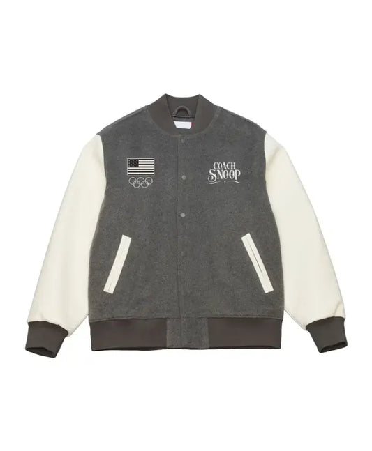 Team USA Coach Snoop Varsity Jacket  - Recreated