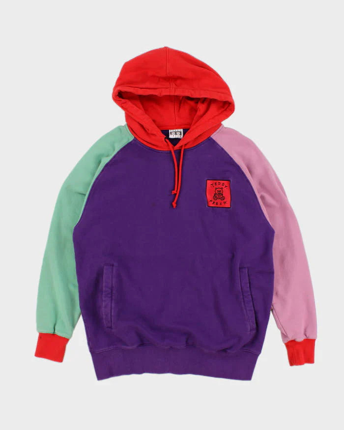 Teddy Fresh Color Block Hoodie