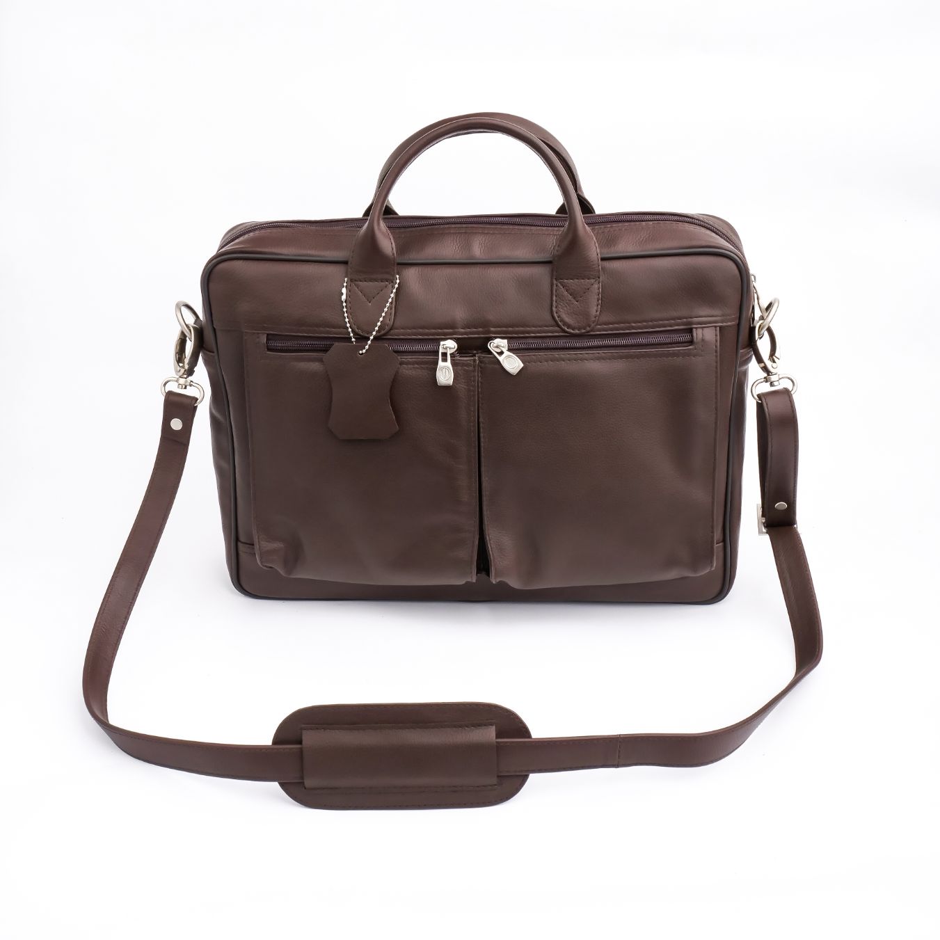 The Ultimate Dark Brown Leather Briefcase Bag