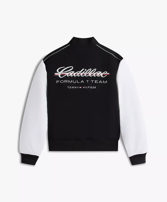 Tommy x Cadillac F1 Team Varsity Bomber Jacket  - Recreated