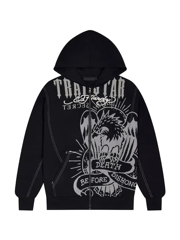 Trapstar x Ed Hardy DBD Zip-Up Hoodie