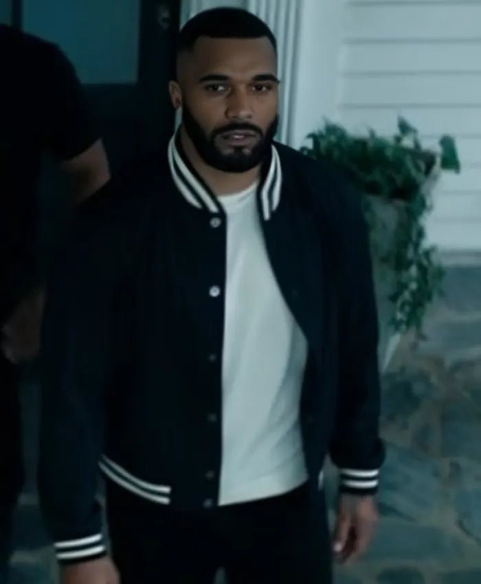 Tyler Perry’s Duplicity 2025 Tyler Lepley Varsity Jacket  - Recreated