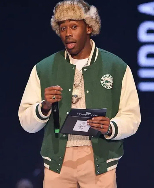 Tyler The Creator Multicolor Varsity Jacket  - Recreated