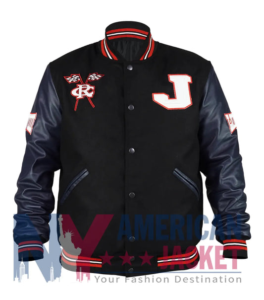 Jackson State University Navy Varsity Jacket  - Recreated