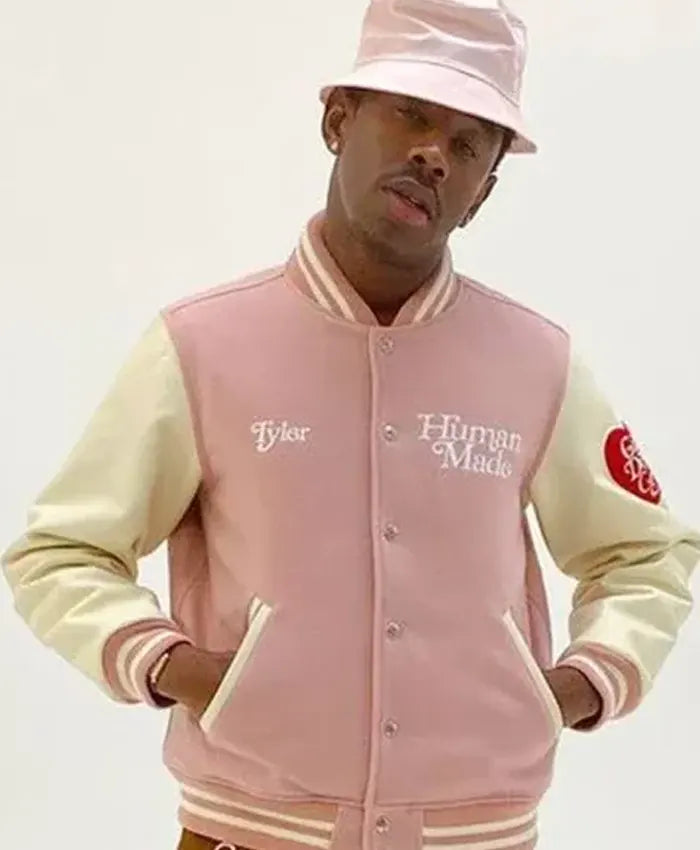 Tyler The Creator Multicolor Varsity Jacket  - Recreated