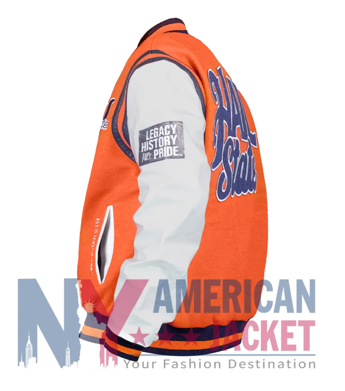 Virginia State University Motto 2.0 Varsity Jacket  - Recreated