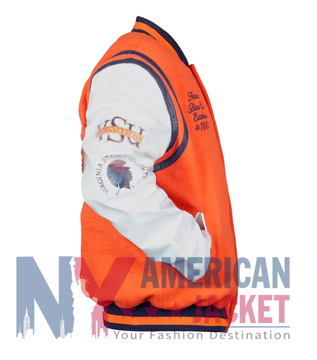 Virginia State University Motto 2.0 Varsity Jacket  - Recreated