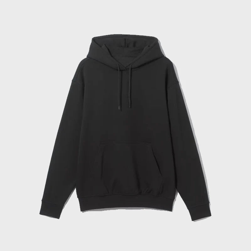 Weekday Oversized Black Pullover Hoodie