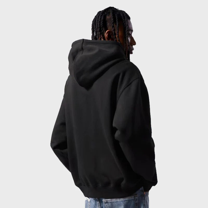 Weekday Oversized Black Pullover Hoodie