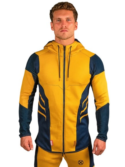Wolverine Yellow Zip-Up Hoodie