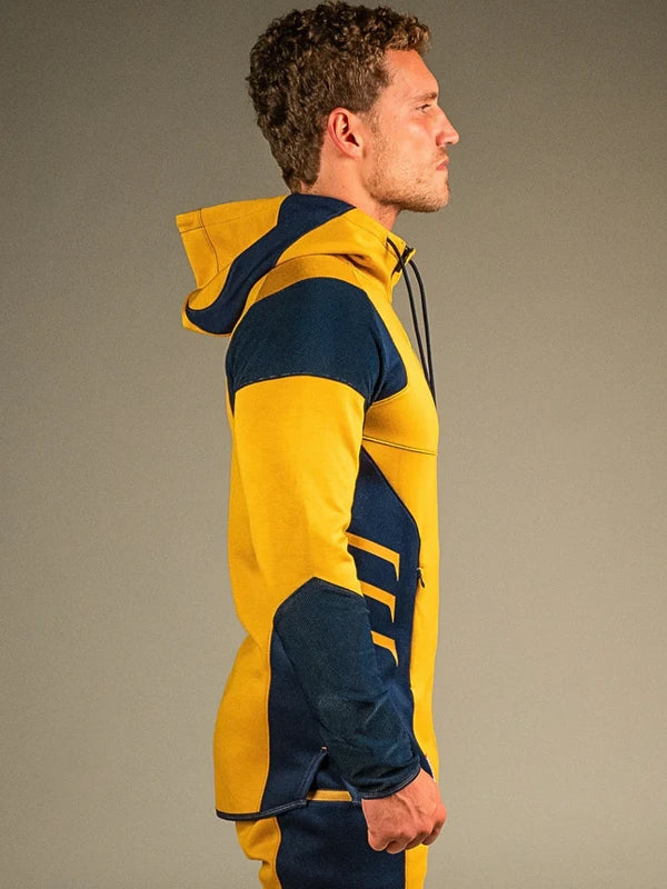 Wolverine Yellow Zip-Up Hoodie