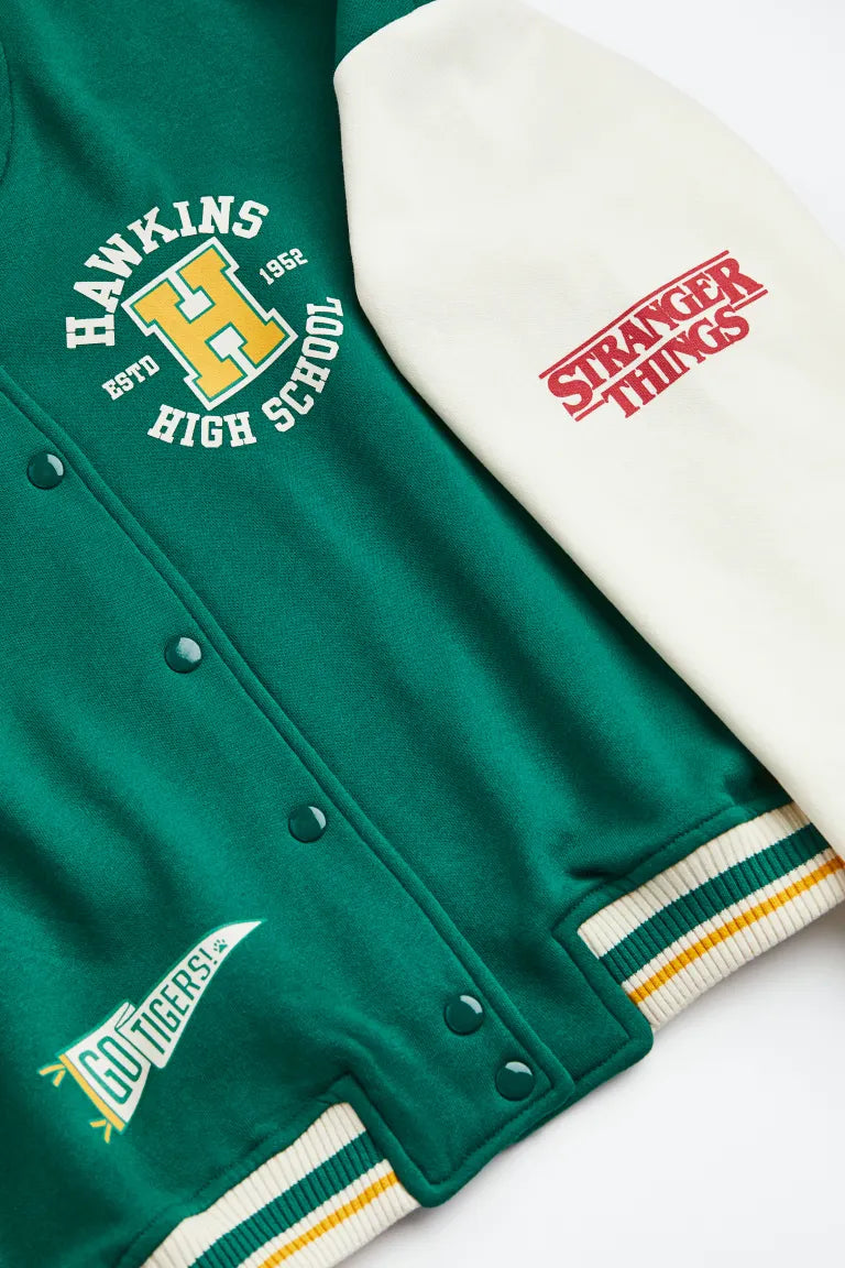 Womens Hawkins Tiger Baseball Varsity Jacket