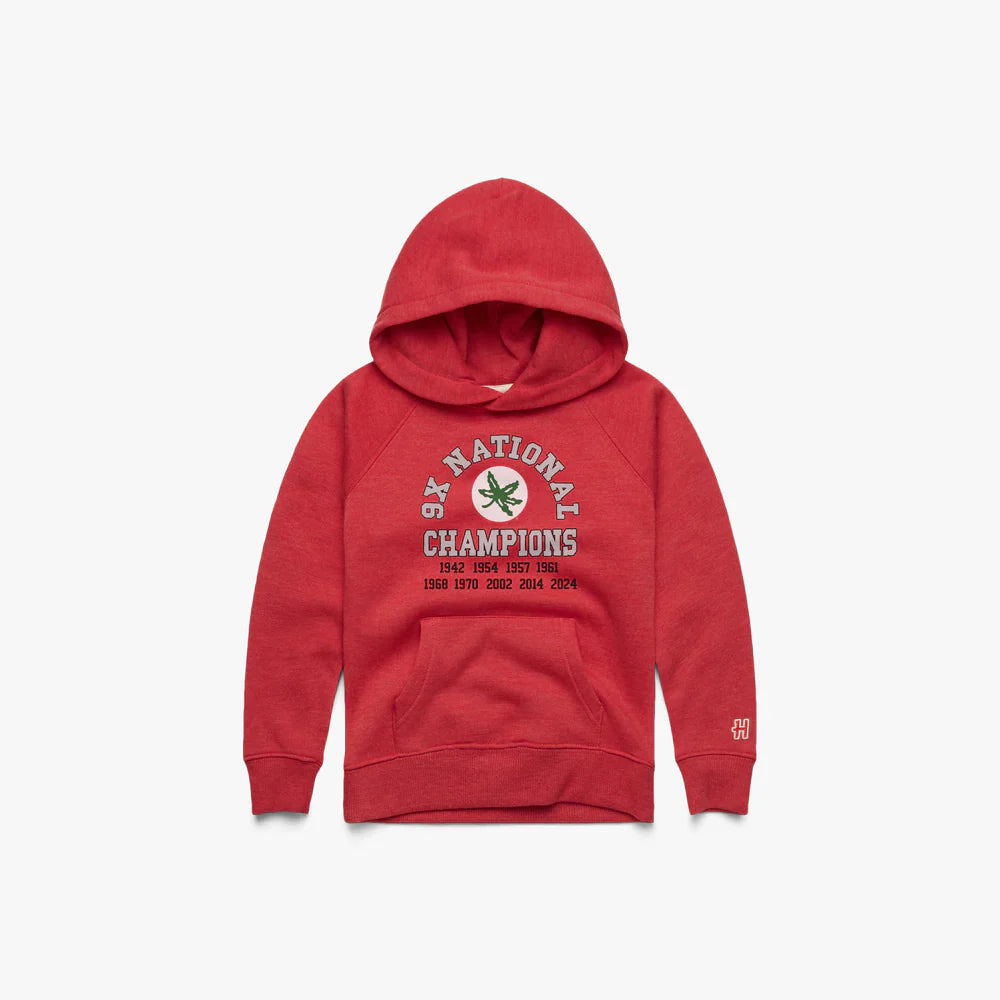 Ohio State 9X National Champions Hoodie
