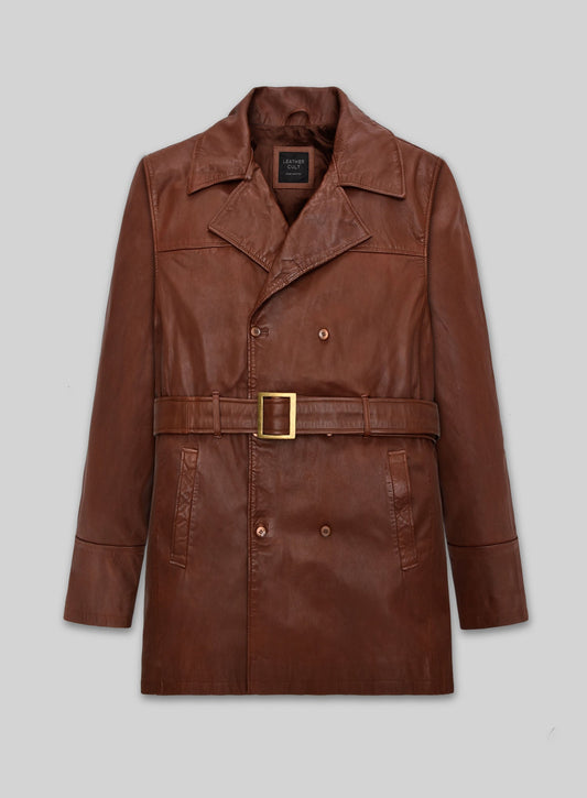 Ben Affleck Live By Night Leather Trench Coat