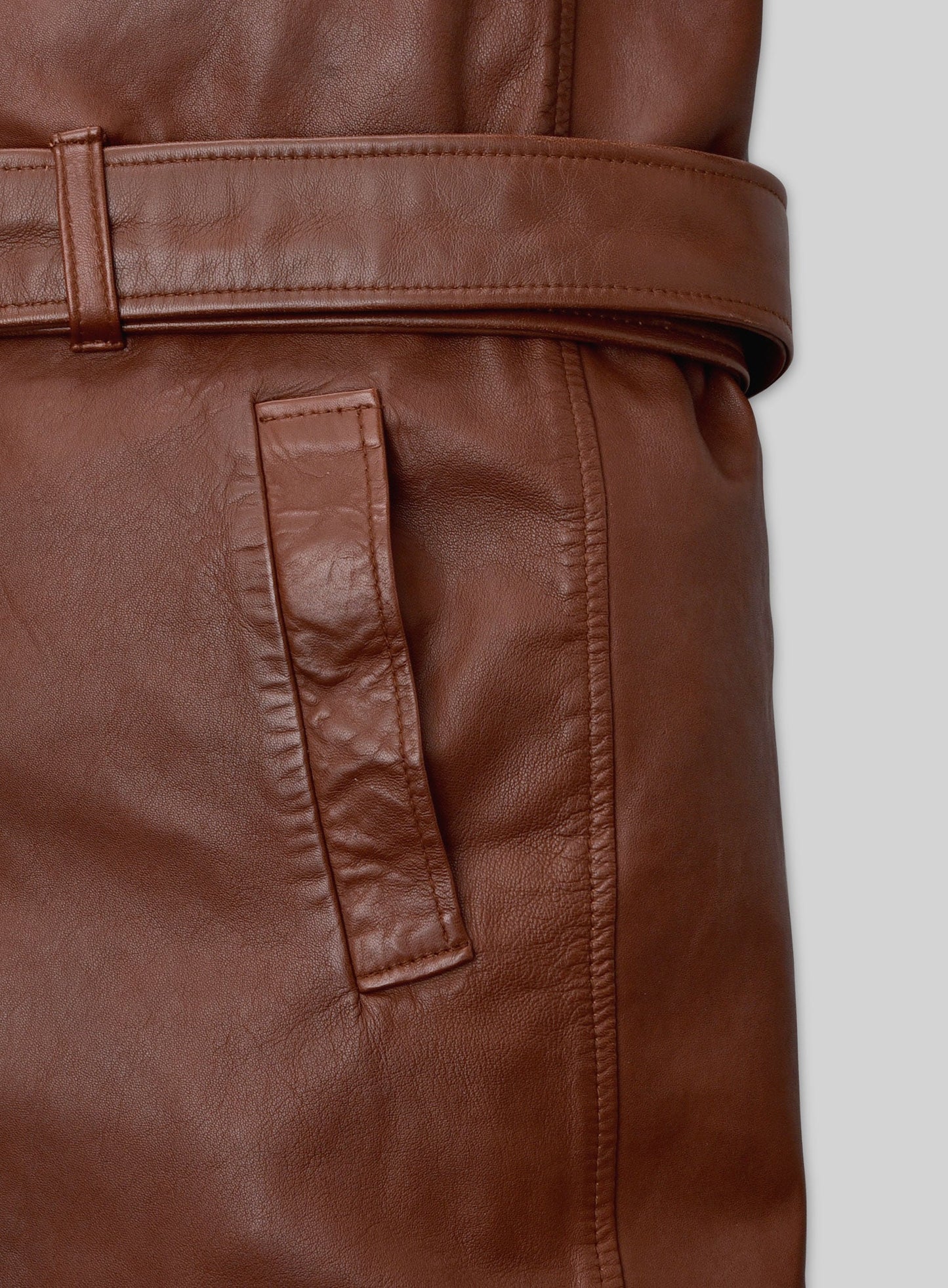 Ben Affleck Live By Night Leather Trench Coat