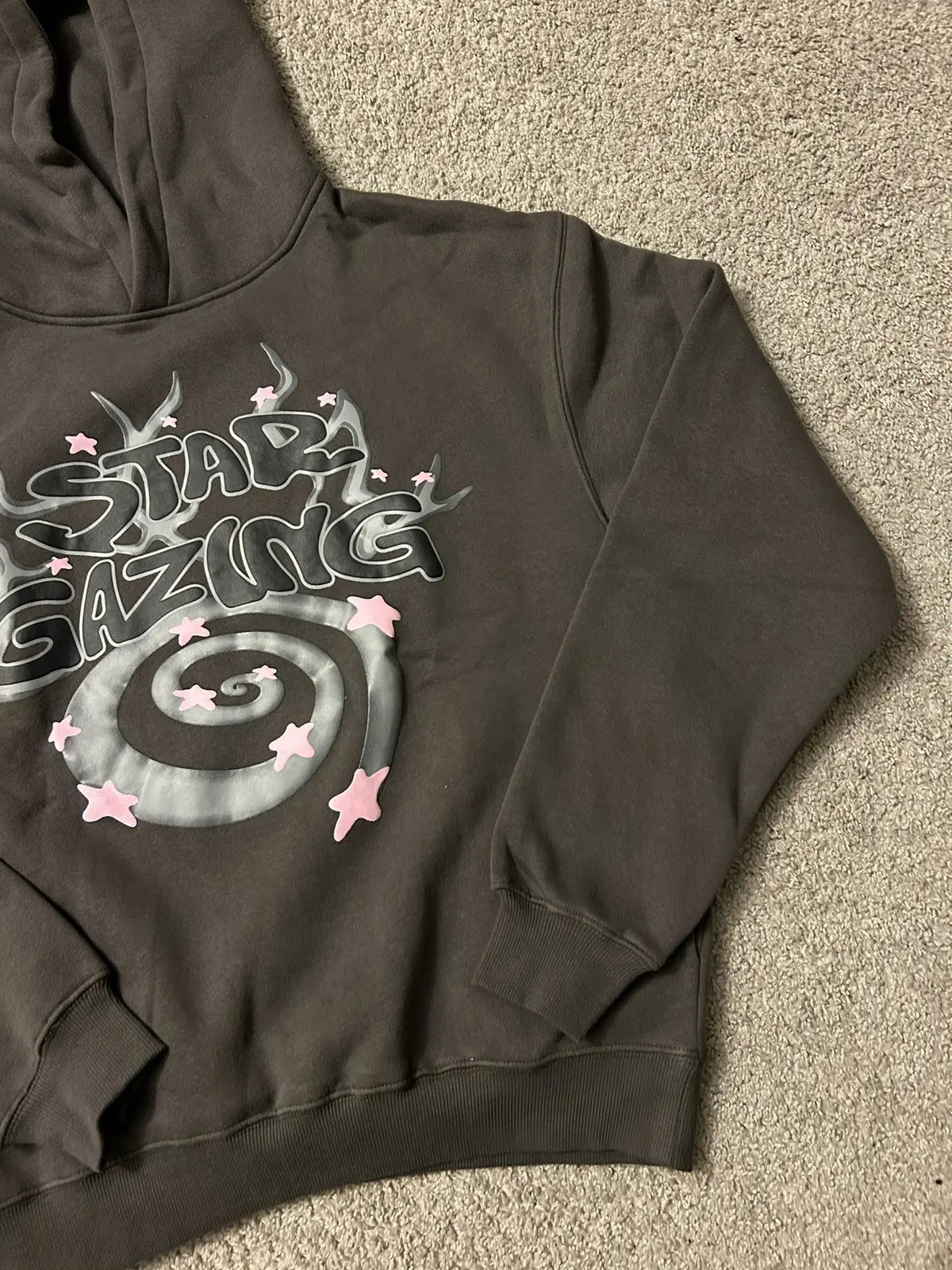 Trail Blazing Star Glazing Black Hoodie