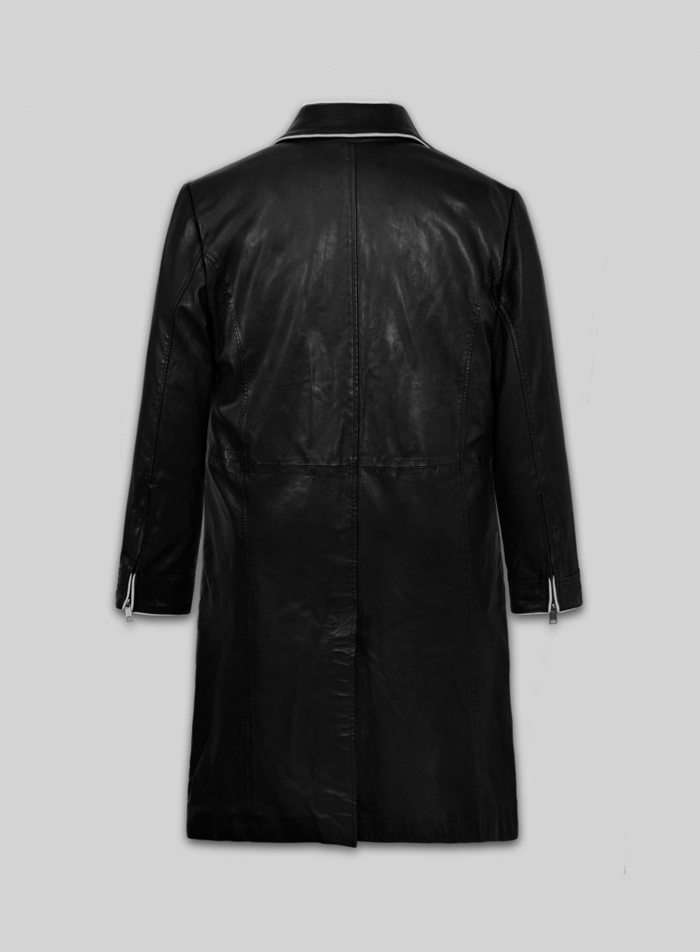 Cillian Murphy In Time Leather Long Coat