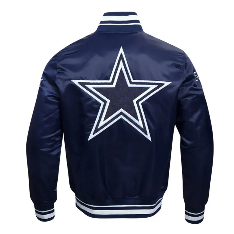 Dallas Cowboys Mashup Classic Rib Satin Jacket