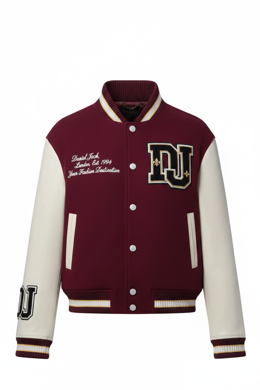 Daniel Jack DJ Burgundy Jacket - Front