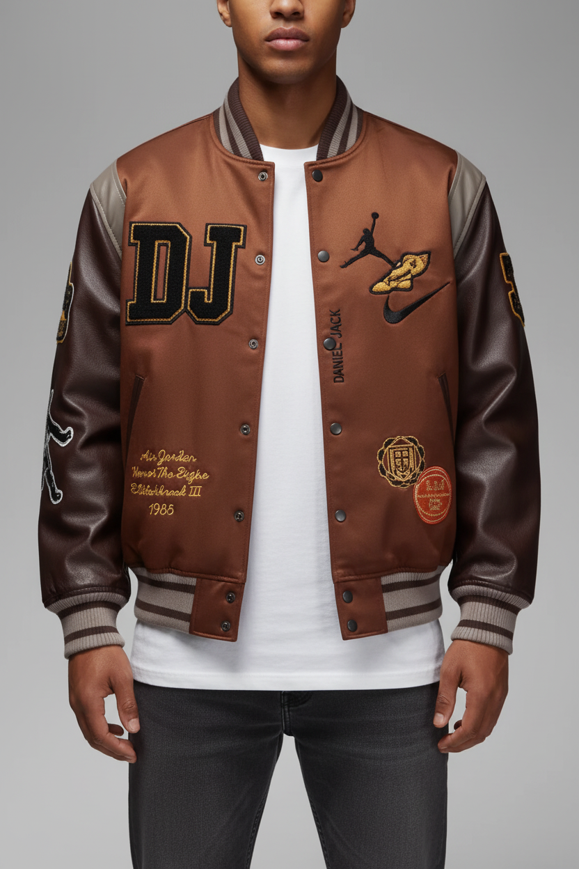 Daniel Jack DJ Varsity Jacket - Front
