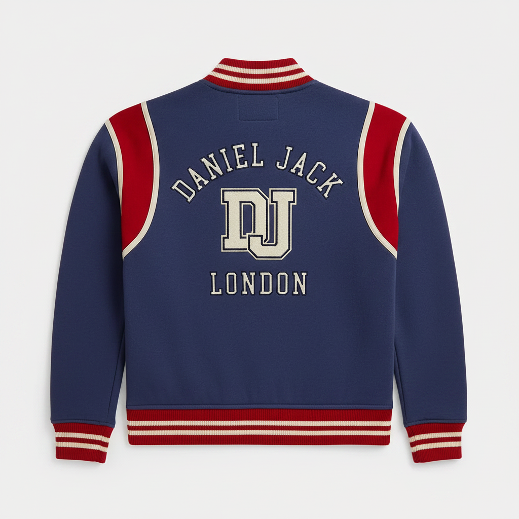 Daniel Jack Navy Jacket - Back