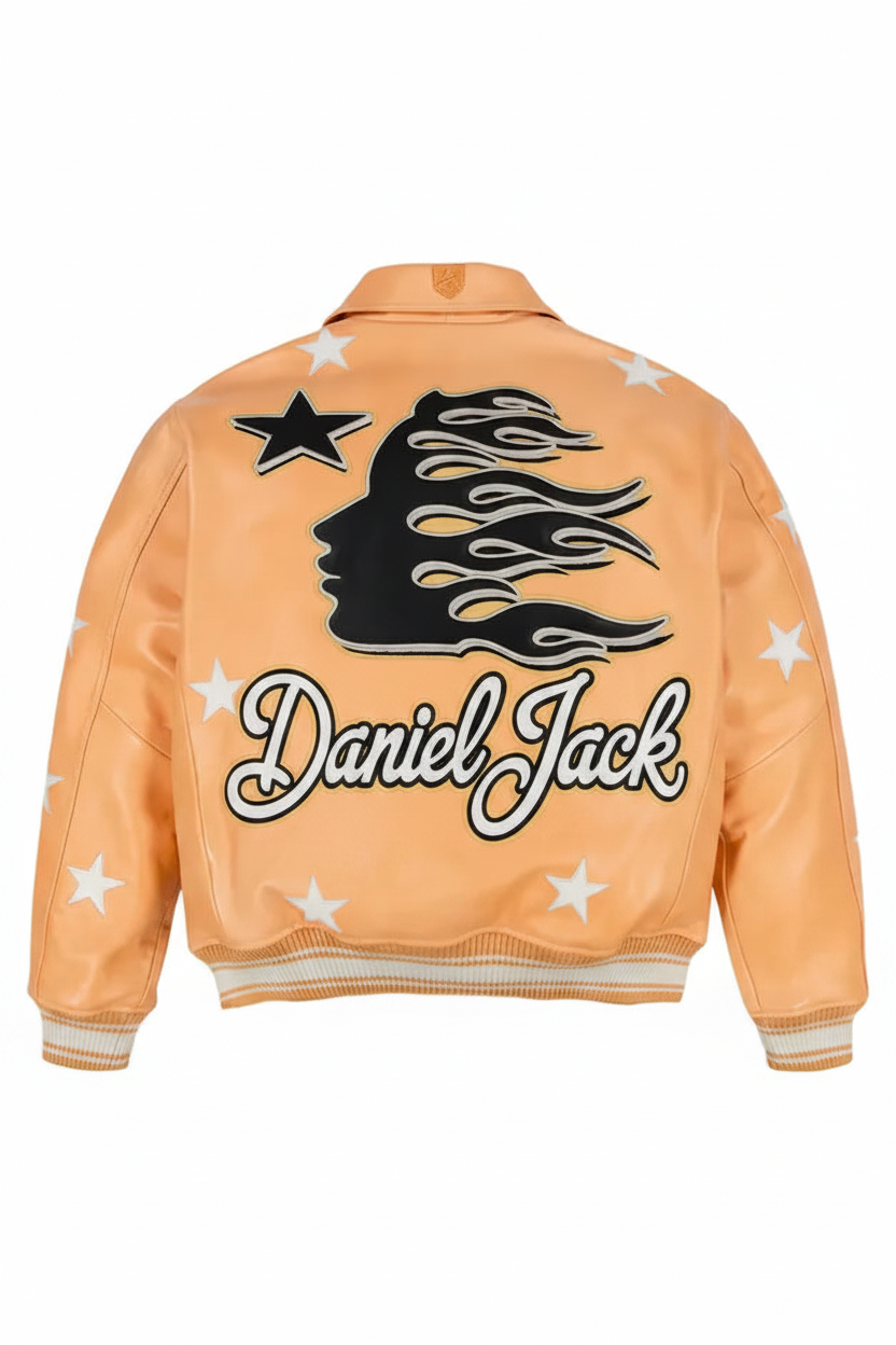 Daniel Jack Orange Jacket - Back