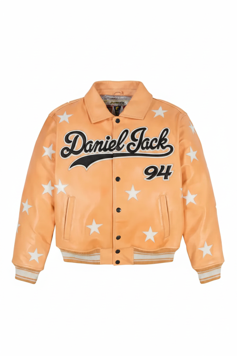 Daniel Jack Orange Jacket - Front