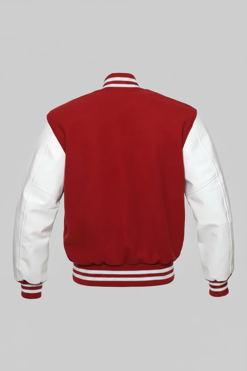Daniel Jack Red Varsity Jacket - Back
