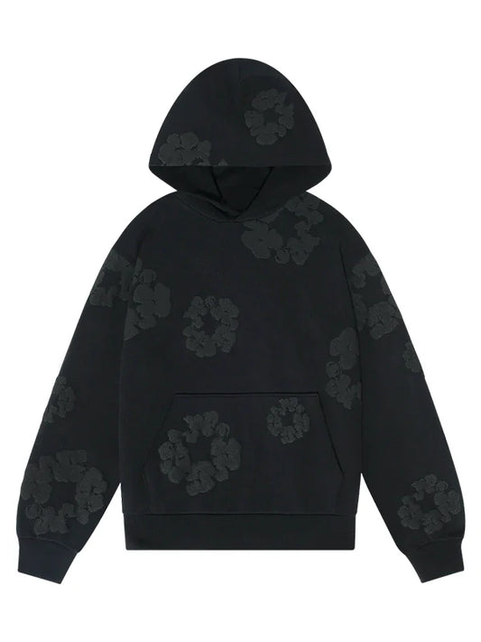 Denim Tear Mono Cotton Wreath Hoodie