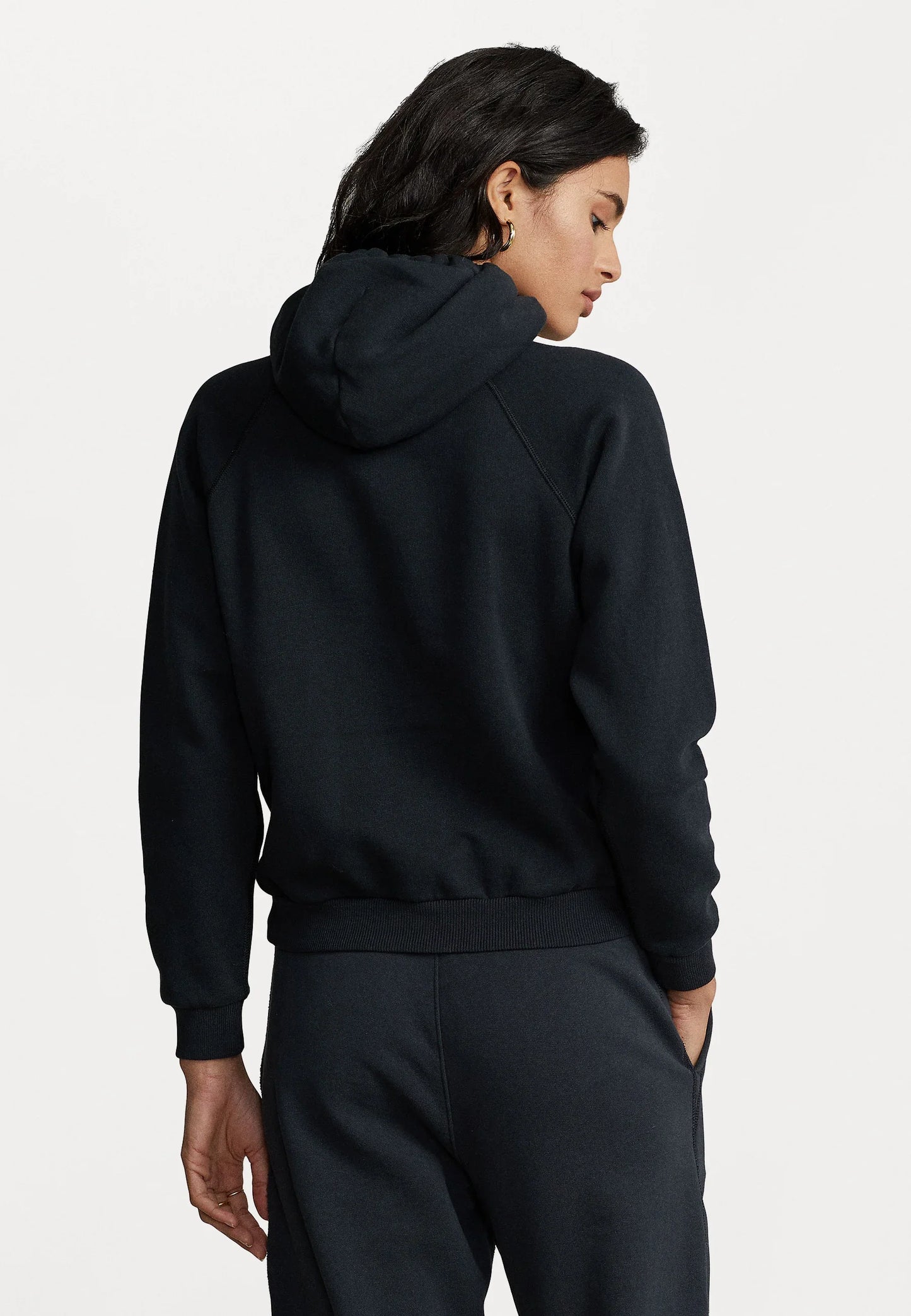 Black Polo Hoodie