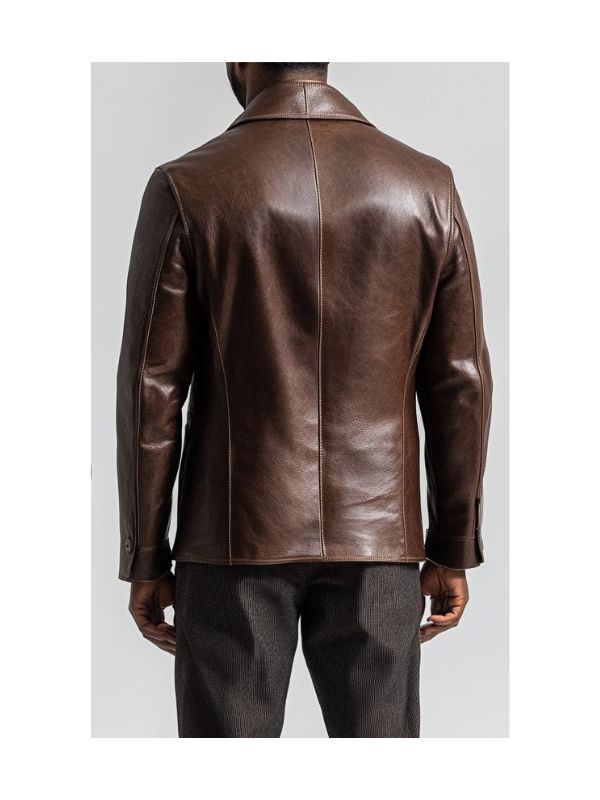 Edward Brown Premium Leather Blazer