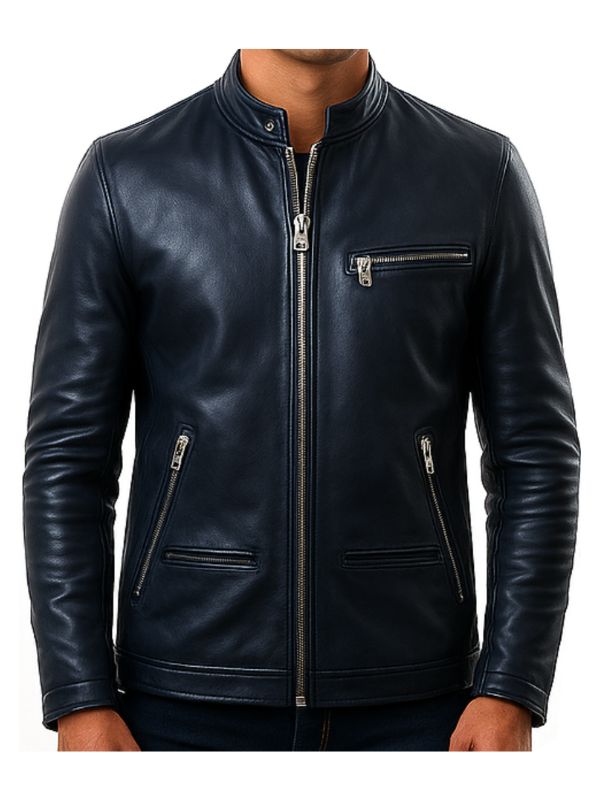 Elijah Black Leather Jacket - Men Leather Jacket Black