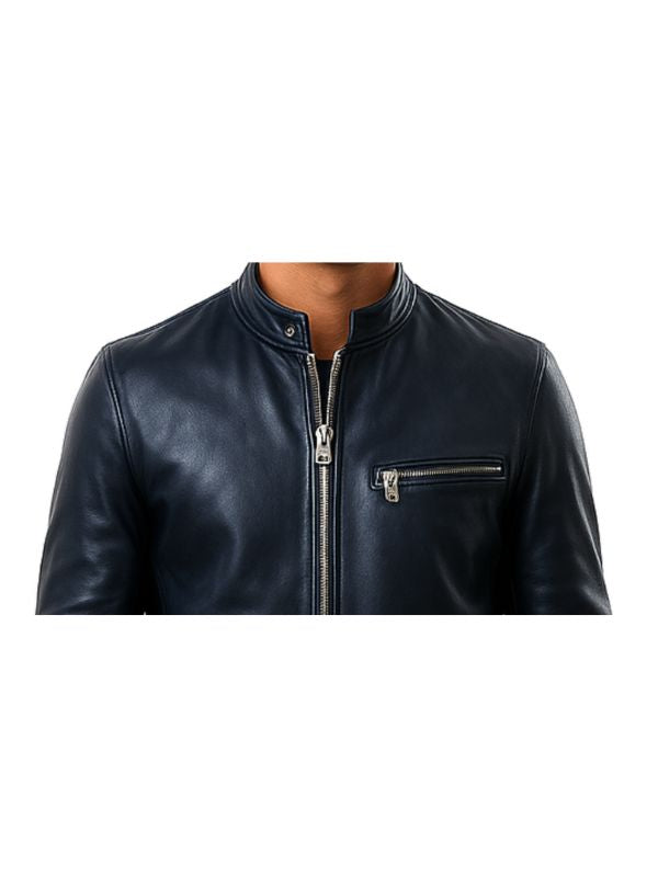 Elijah Black Leather Jacket - Men Leather Jacket Black