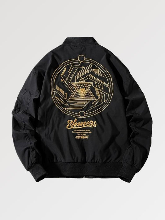 Embroidered Japanese Bomber 'Yamagata' - Sublimation Jacket ( Recreated Edition )