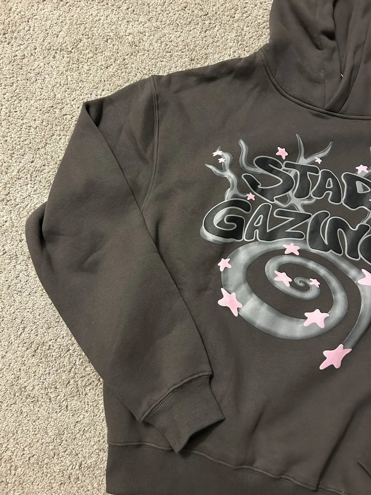 Trail Blazing Star Glazing Black Hoodie