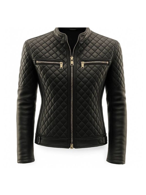 Finn Black Leather Jacket - Men Leather Jacket Black
