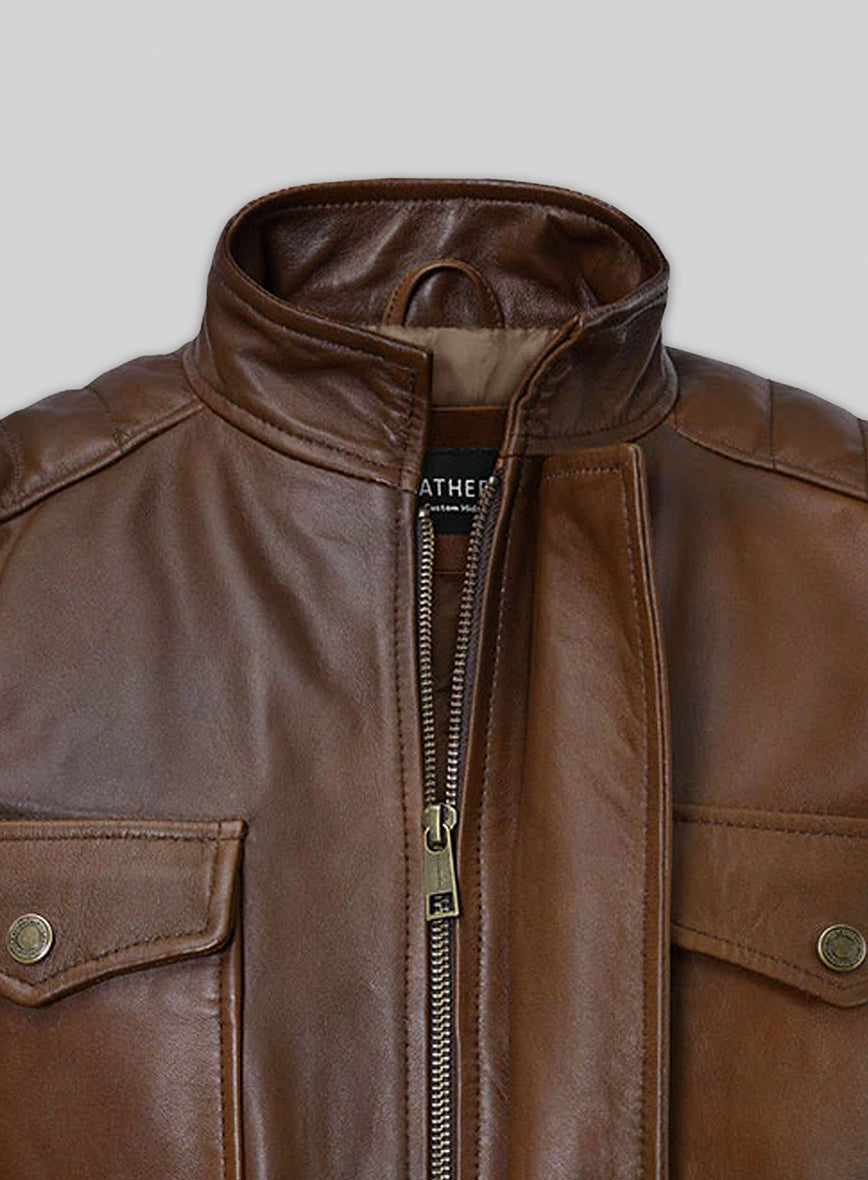 Frank Grillo Boss Level Leather Jacket