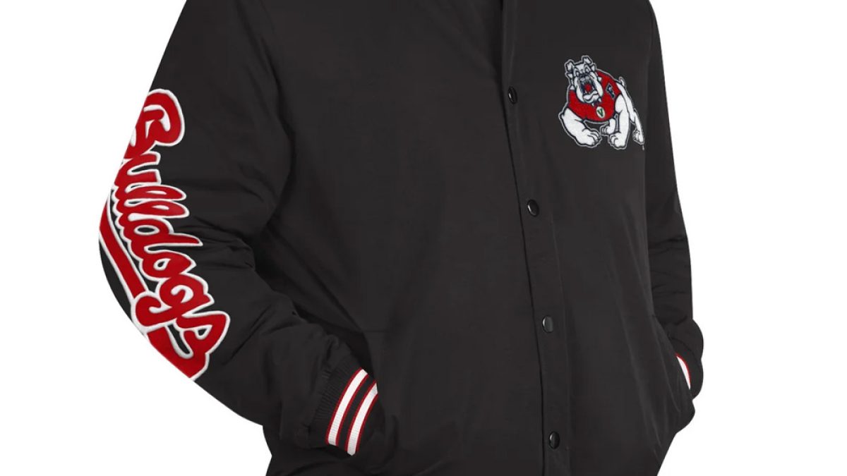 Fresno State Bulldogs Swingman Letterman Varsity Jacket  - Recreated