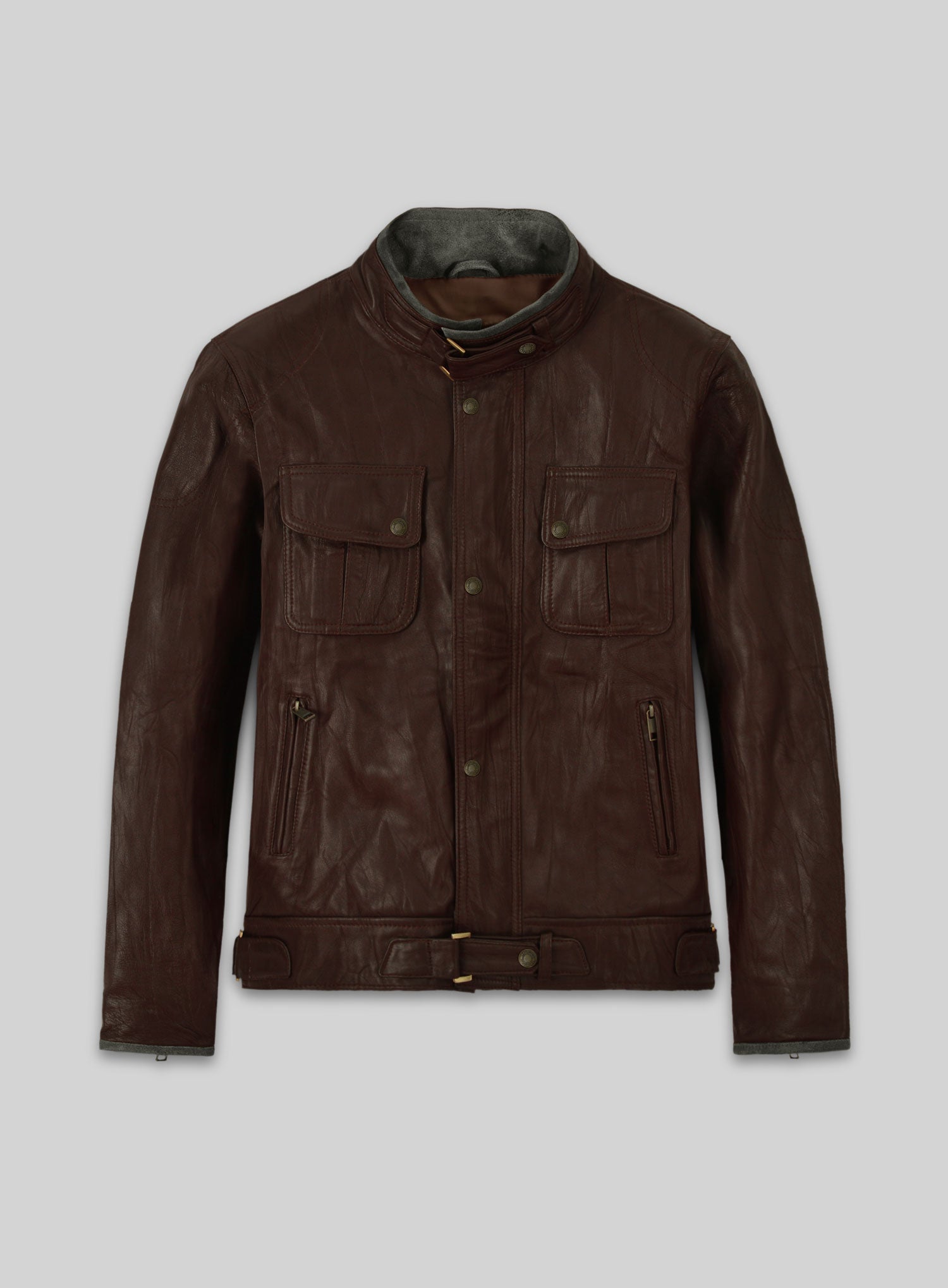 Gerard Butler Leather Jacket #1