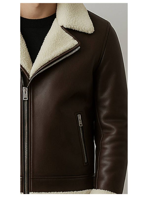 Hudson Leather Brown Jacket - Men Leather Jacket Brown