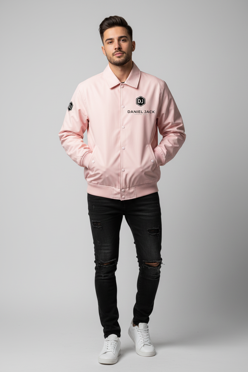 Supreme Baseball Pink Jacket - Recreated