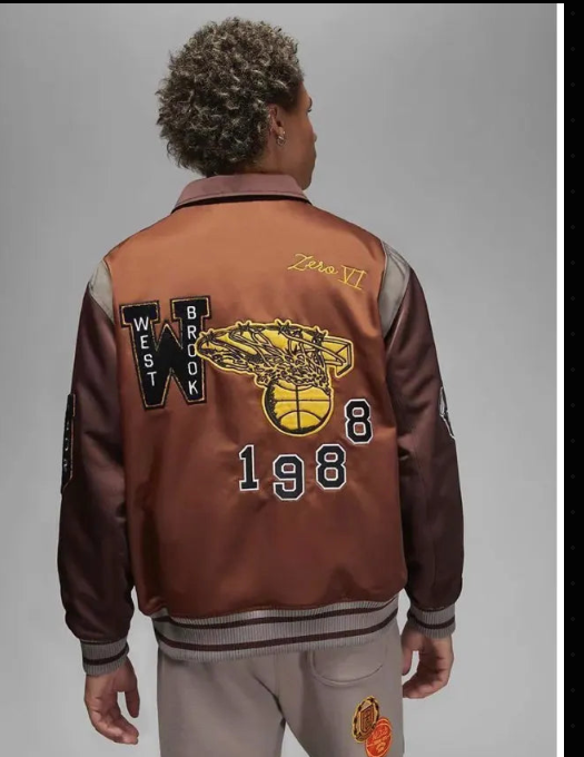 DJ x NBA Honor The Gift Westbrook Varsity Jacket  - Recreated