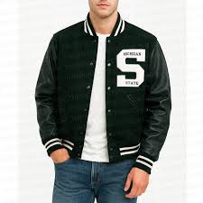 Michigan State Aliyah Moore Varsity Jacket  - Recreated