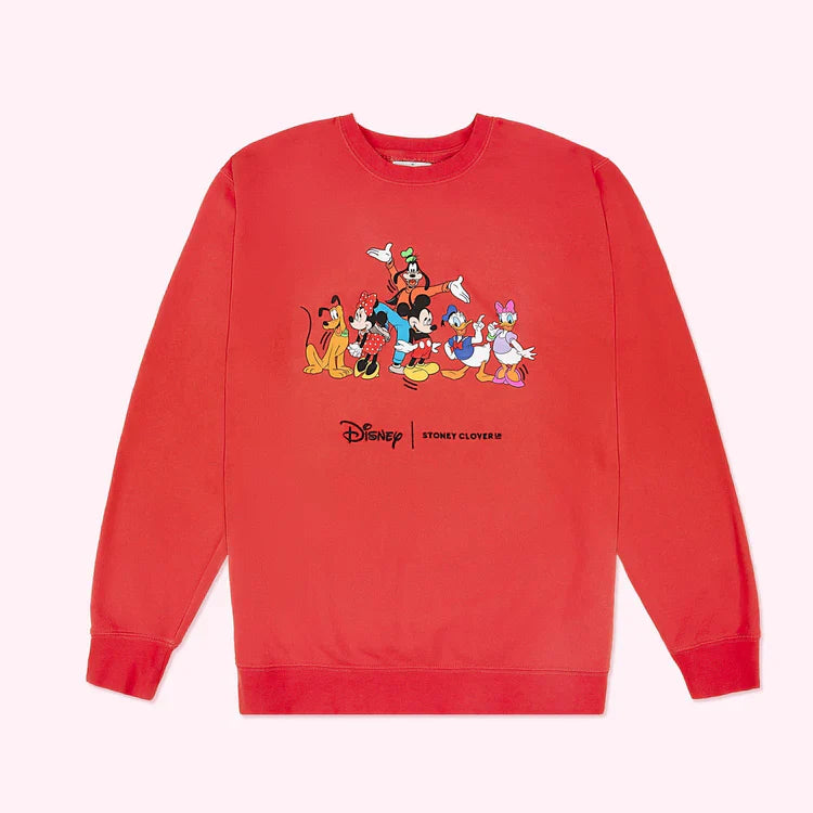 Stoney Clover Lane Mickey & Minnie Holiday Sweatshirt